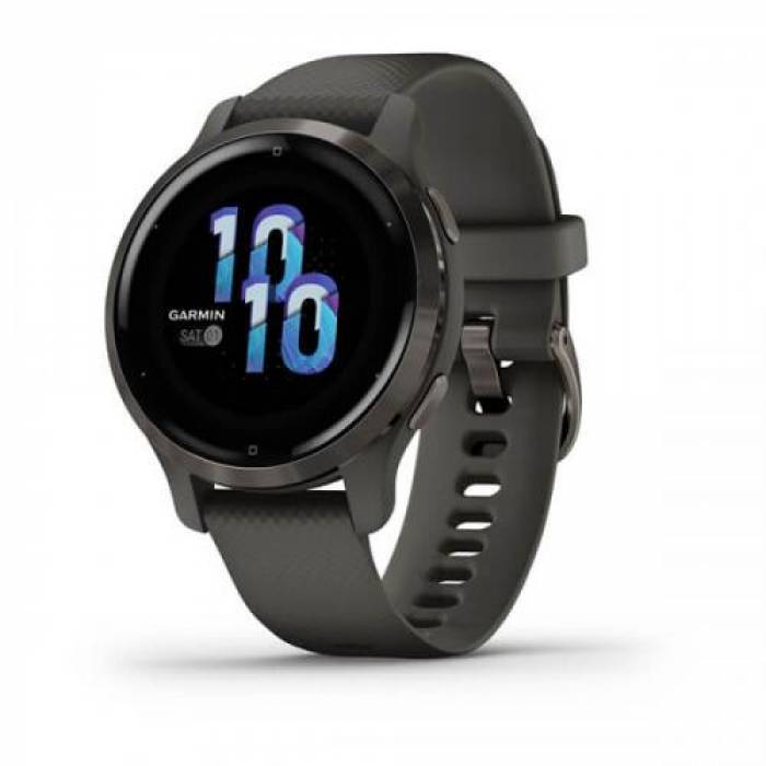 SmartWatch Garmin Venu 2S, 1.1inch, Curea Silicon, Grey