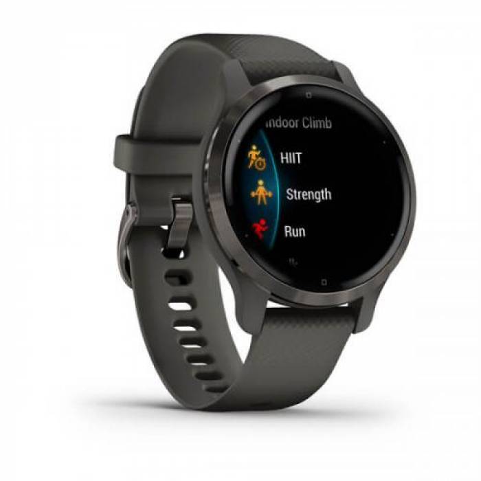 SmartWatch Garmin Venu 2S, 1.1inch, Curea Silicon, Grey