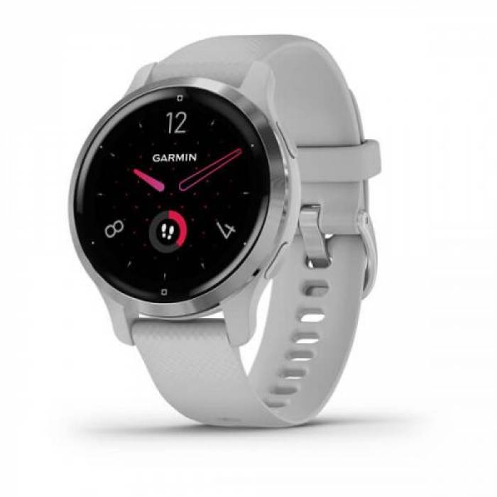 SmartWatch Garmin Venu 2S, 1.1inch, Curea Silicon, Mist Grey