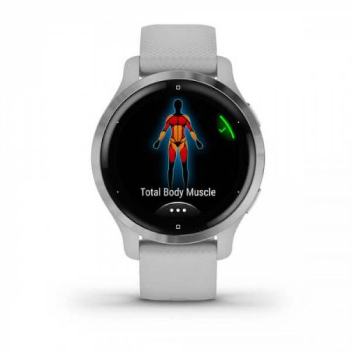 SmartWatch Garmin Venu 2S, 1.1inch, Curea Silicon, Mist Grey