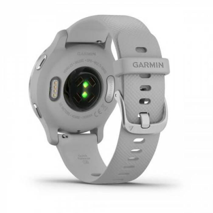 SmartWatch Garmin Venu 2S, 1.1inch, Curea Silicon, Mist Grey