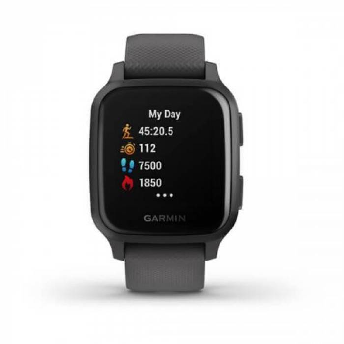 SmartWatch Garmin Venu Sq, 1.3inch, Curea Silicon, Grey