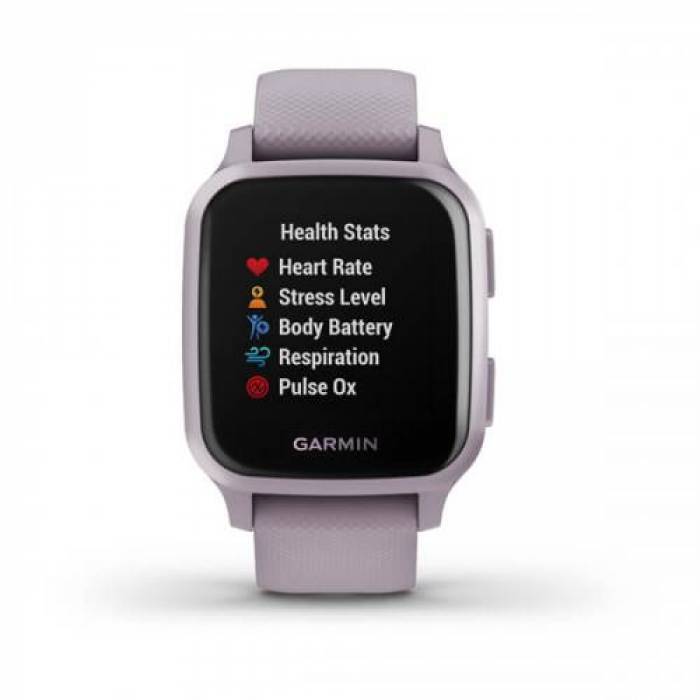 SmartWatch Garmin Venu Sq, 1.3inch, Curea Silicon, Orchid