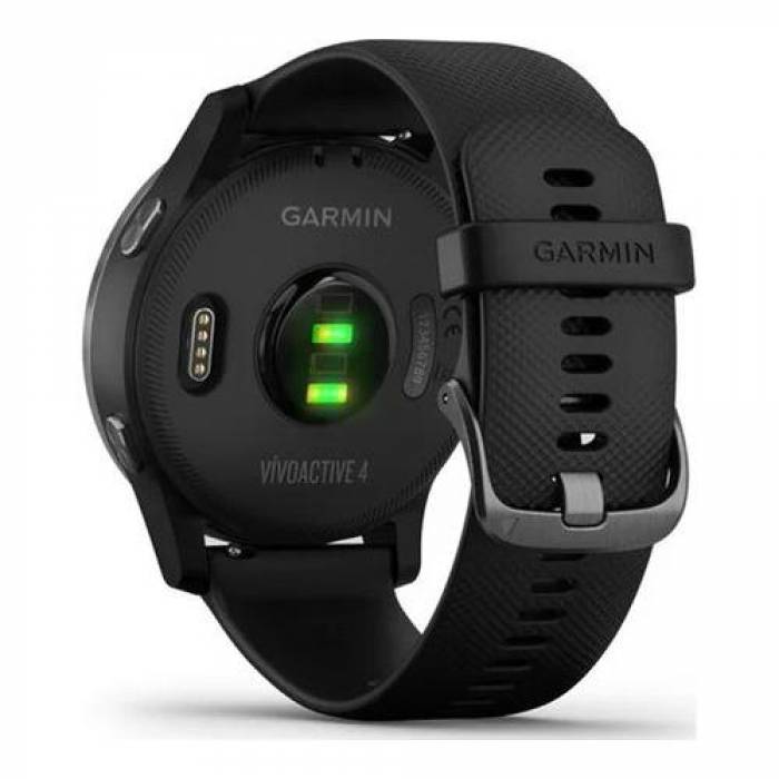 SmartWatch Garmin Vivoactive 4, 1.3 inch, Curea silicon, Black-Slate