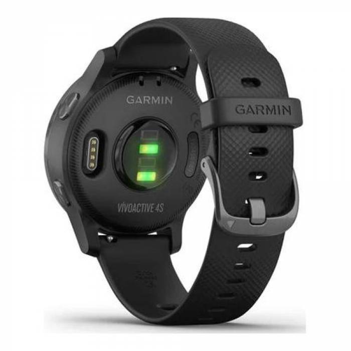 SmartWatch Garmin Vivoactive 4S, 1.1 inch, Curea silicon, Black-Slate