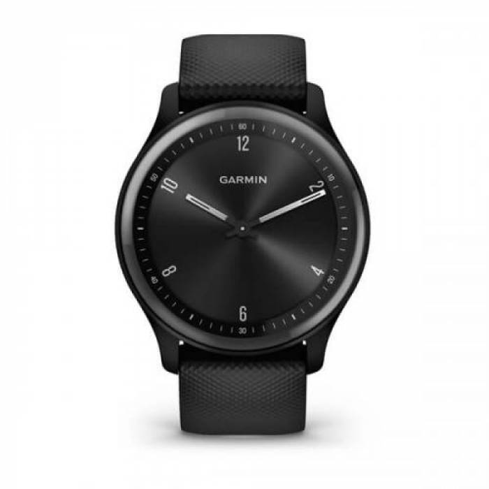 SmartWatch Garmin Vívomove Sport, 1.5inch, Curea Silicon, Black