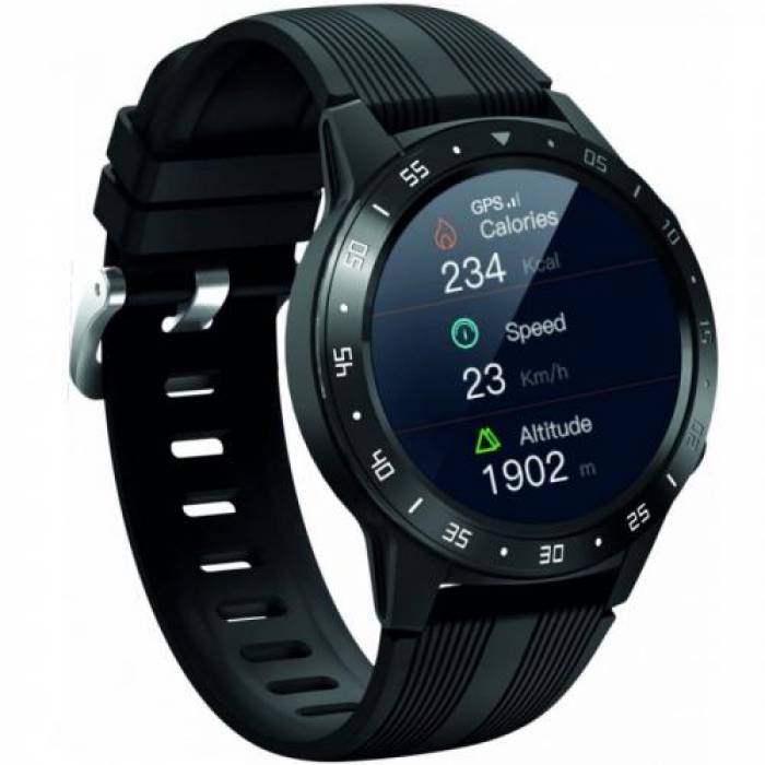 Smartwatch MaxCom Fit FW37 Argon, 1.3inch, curea TPU, Black