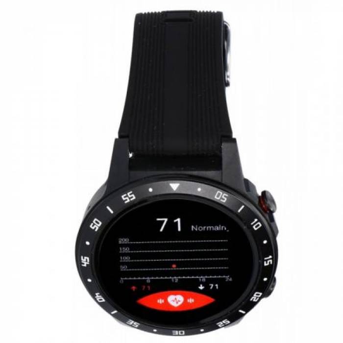 Smartwatch MaxCom Fit FW37 Argon, 1.3inch, curea TPU, Black