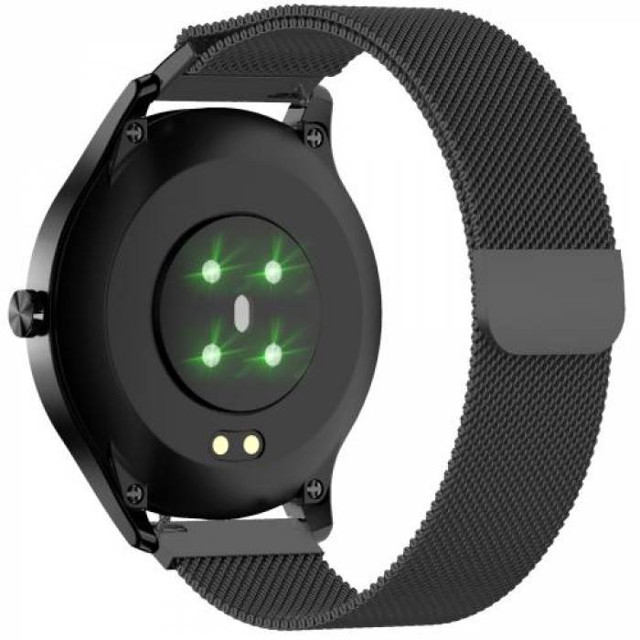 Smartwatch MaxCom Fit FW43 Cobalt 2, 1.28inch, curea TPU, Black