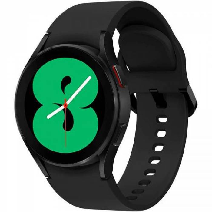 SmartWatch Samsung Galaxy Watch 4, 1.2inch, Curea silicon, Black