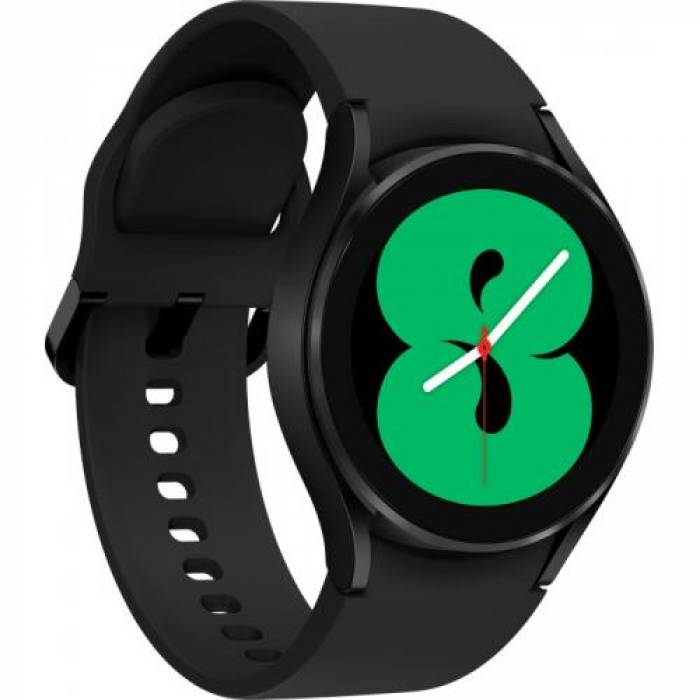 SmartWatch Samsung Galaxy Watch 4, 1.2inch, Curea silicon, Black