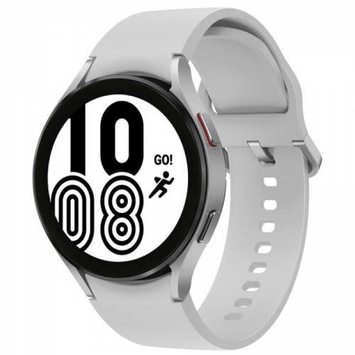 SmartWatch Samsung Galaxy Watch 4, 1.4inch, Curea silicon, Silver