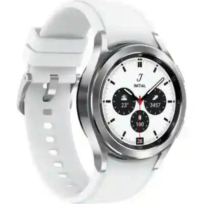 SmartWatch Samsung Galaxy Watch 4 Classic, 1.2inch, Curea silicon, Silver