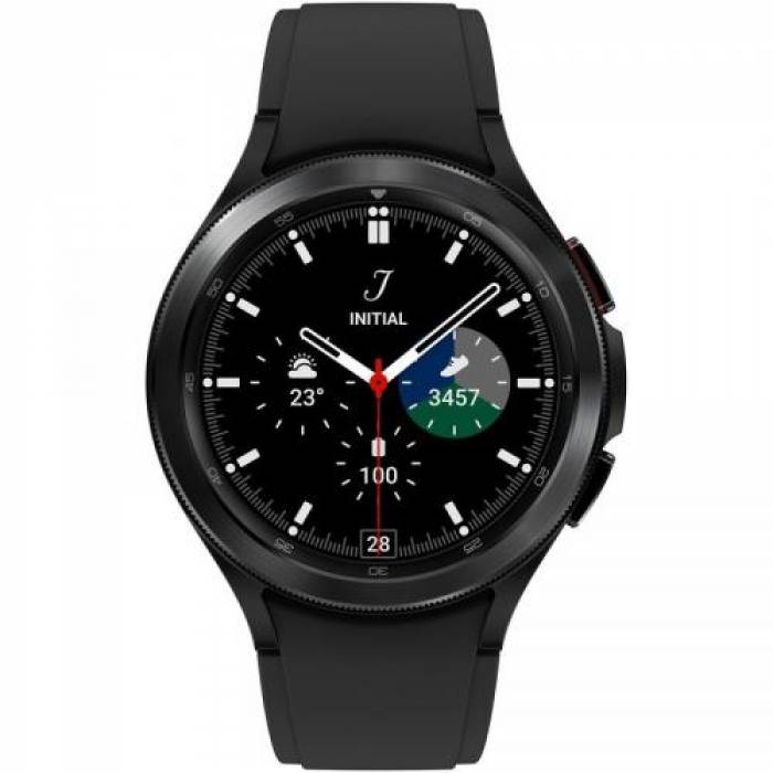 SmartWatch Samsung Galaxy Watch 4 Classic, 1.4inch, Curea silicon, Black