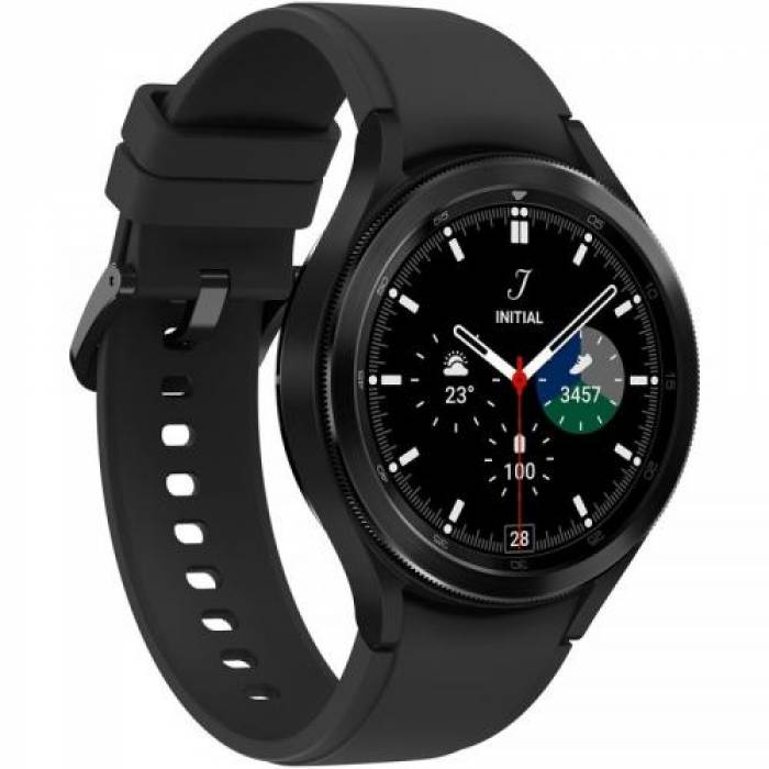 SmartWatch Samsung Galaxy Watch 4 Classic, 1.4inch, Curea silicon, Black