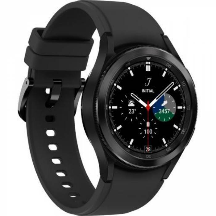 SmartWatch Samsung Galaxy Watch 4 Classic, 1.4inch, Curea silicon, Black