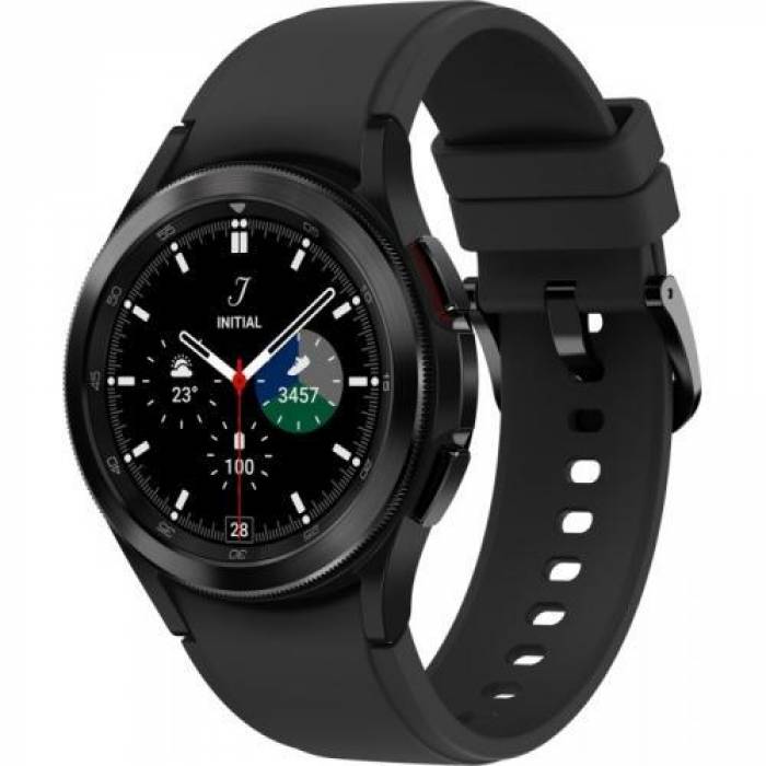 SmartWatch Samsung Galaxy Watch 4 Classic, 1.4inch, Curea silicon, Black