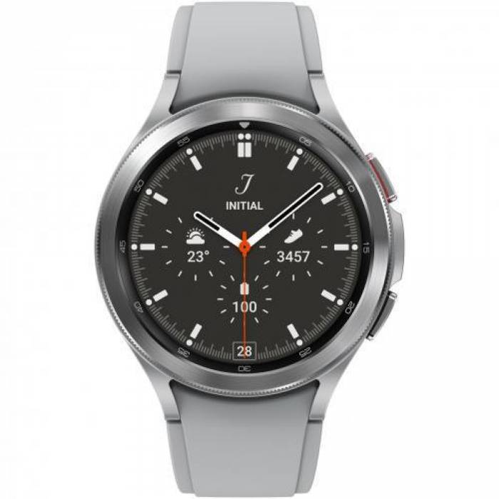 SmartWatch Samsung Galaxy Watch 4 Classic, 1.4inch, Curea silicon, Silver
