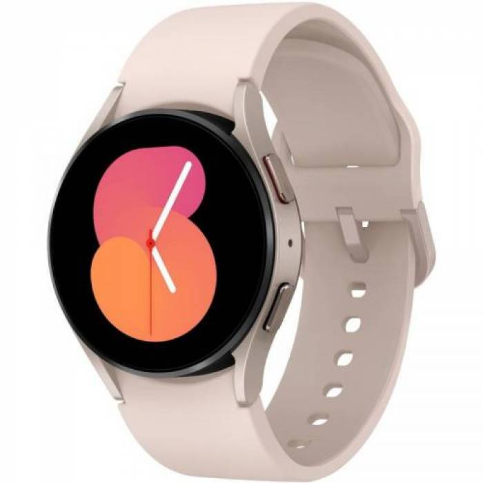 SmartWatch Samsung Galaxy Watch 5, 1.2inch, 4G, Curea silicon, Pink Gold