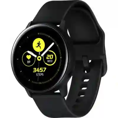 SmartWatch Samsung Galaxy Watch Active 2019, 1.1 inch, curea silicon, Black