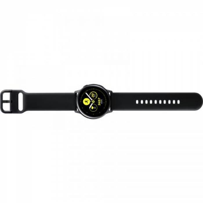 SmartWatch Samsung Galaxy Watch Active 2019, 1.1 inch, curea silicon, Black