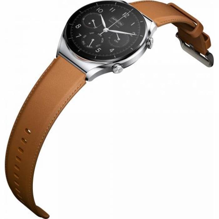 SmartWatch Xiaomi Watch S1, 1.43inch, Curea Piele, Brown