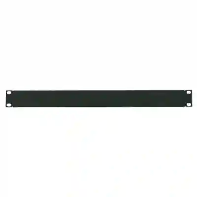 Solid Blank Panel Logilink, 19inch, 1U, Black