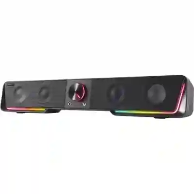 Soundbar 2.0 Speedlink GRAVITY RGB, 12W, Black