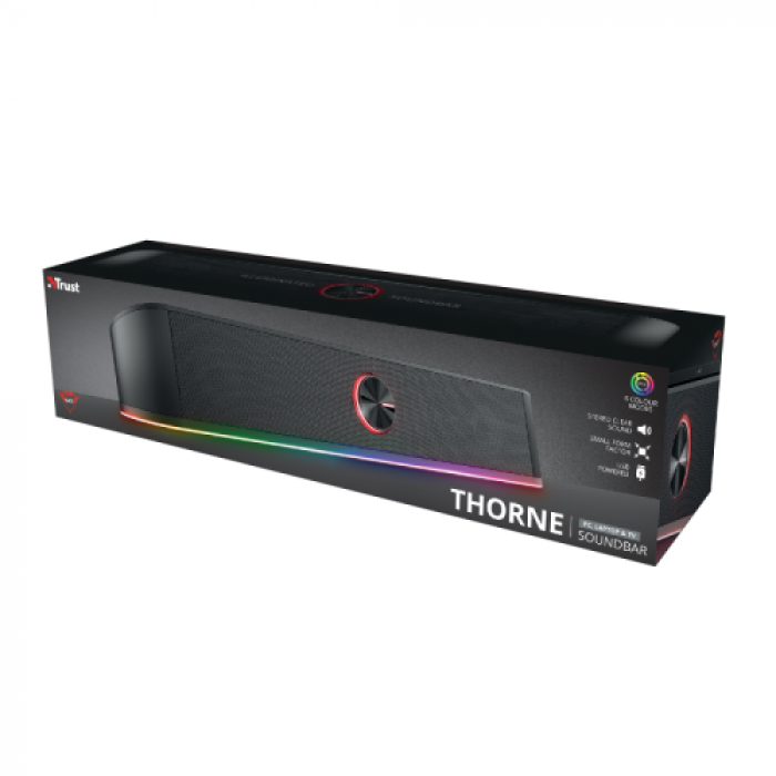 Soundbar Trust GXT 619 Thorne RGB, Black