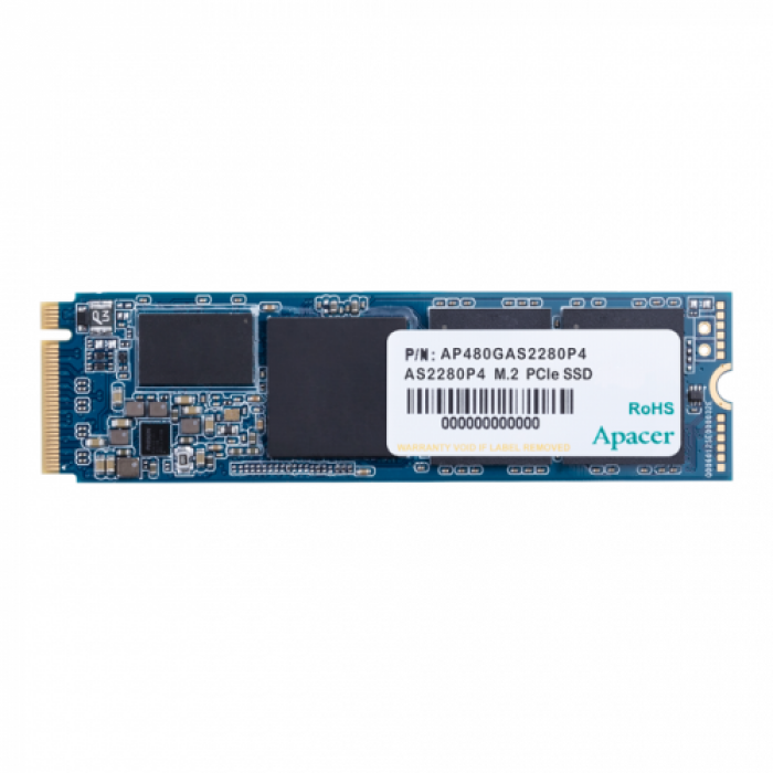 SSD Apacer AS2280P4 512GB, PCIe Gen3 x4, M.2 SSD Apacer AS2280P4 512GB, PCIe Gen3 x4, M.2