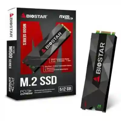 SSD Biostar M500 512GB, PCI-Express 3.0 x2, M.2
