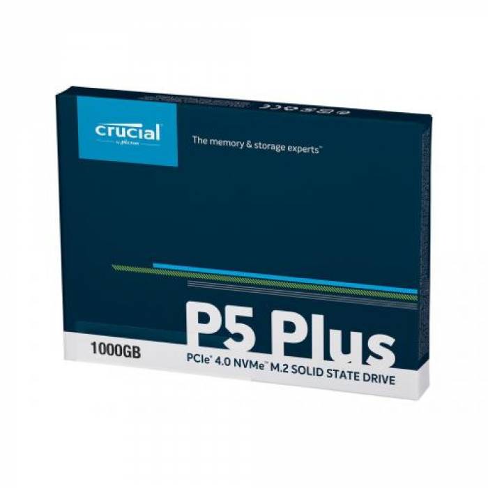 SSD Crucial P5 Plus 1TB, PCI Express 4.0 x4, M.2 2280