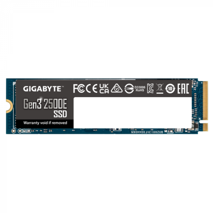 SSD Gigabyte 2500E 500GB, PCI Express 3.0 x4, M.2 2280