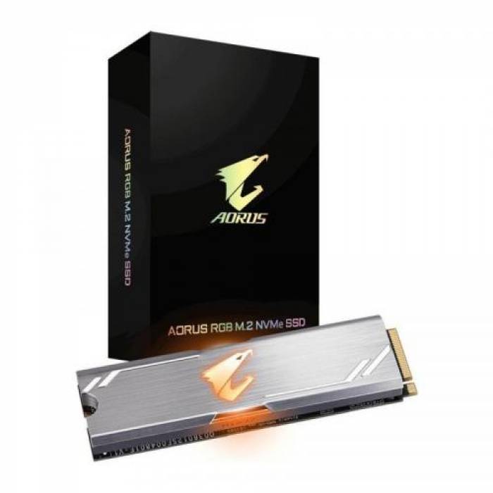 SSD Gigabyte AORUS, 512GB, PCI Express 3.0 x4, M.2