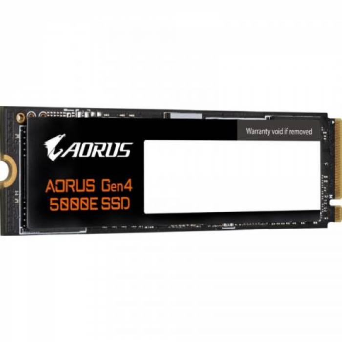 SSD Gigabyte AORUS Gen4 5000E, 500 GB, PCI Express 4.0 x4, M.2