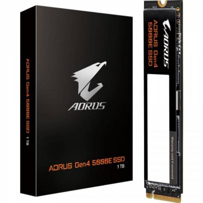 SSD Gigabyte AORUS Gen4 5000E, 500 GB, PCI Express 4.0 x4, M.2