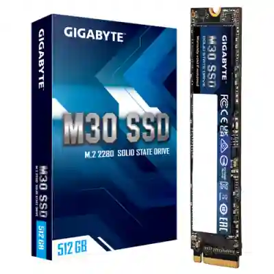 SSD Gigabyte M30 512GB, PCI Express 3.0 x4, M.2
