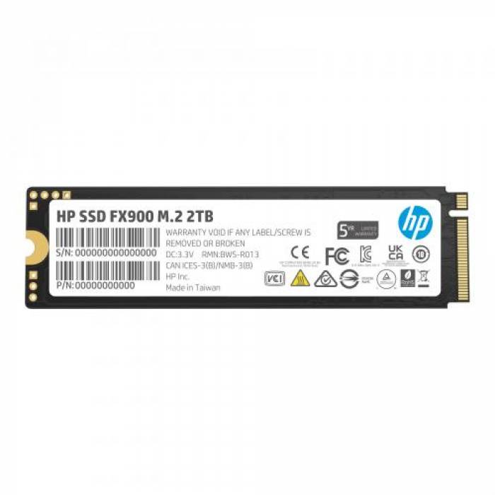 SSD HP FX900 2TB, PCI Express 4.0 x4, M.2