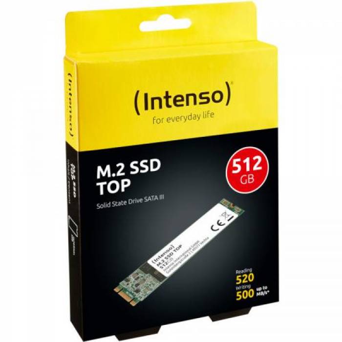 SSD Intenso TOP 512GB, SATA3, M.2