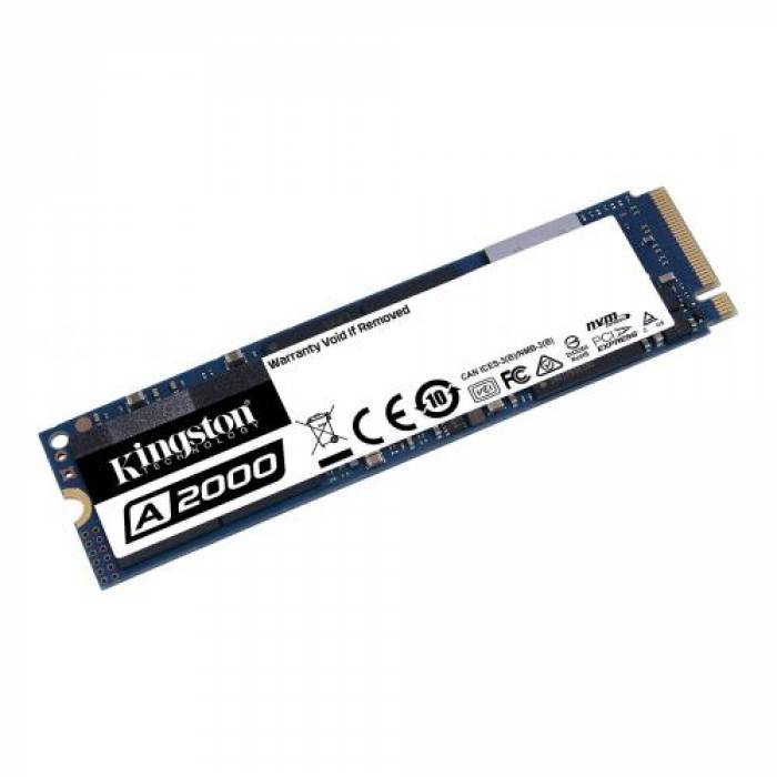 SSD Kingston A2000 1TB, PCI Express 3.0 x4, M.2