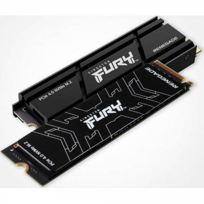 SSD Kingston Fury Renegade + Heatsink 4TB, PCIe 4.0 x4, M.2