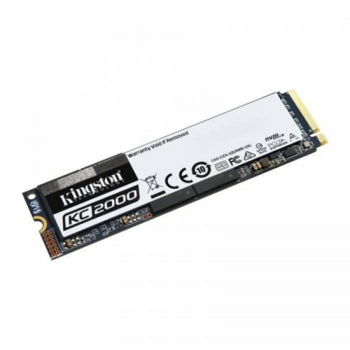 SSD Kingston KC2000 1TB, PCI Express 3.0 x4, M.2 2280