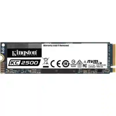 SSD Kingston KC2500 1TB, PCIe Gen3 x4, M.2