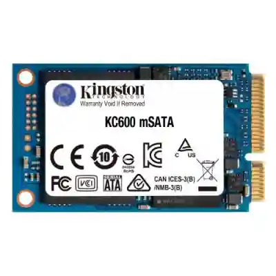 SSD Kingston KC600 1TB, SATA3, mSATA