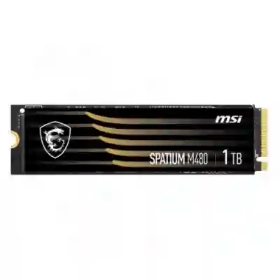 SSD MSI Spatium M480 1TB, PCI Express 4.0 x4, M.2