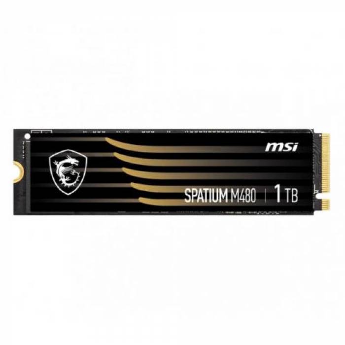 SSD MSI Spatium M480 1TB, PCI Express 4.0 x4, M.2