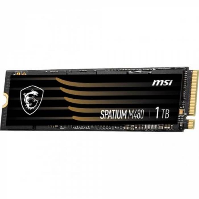 SSD MSI Spatium M480 1TB, PCI Express 4.0 x4, M.2