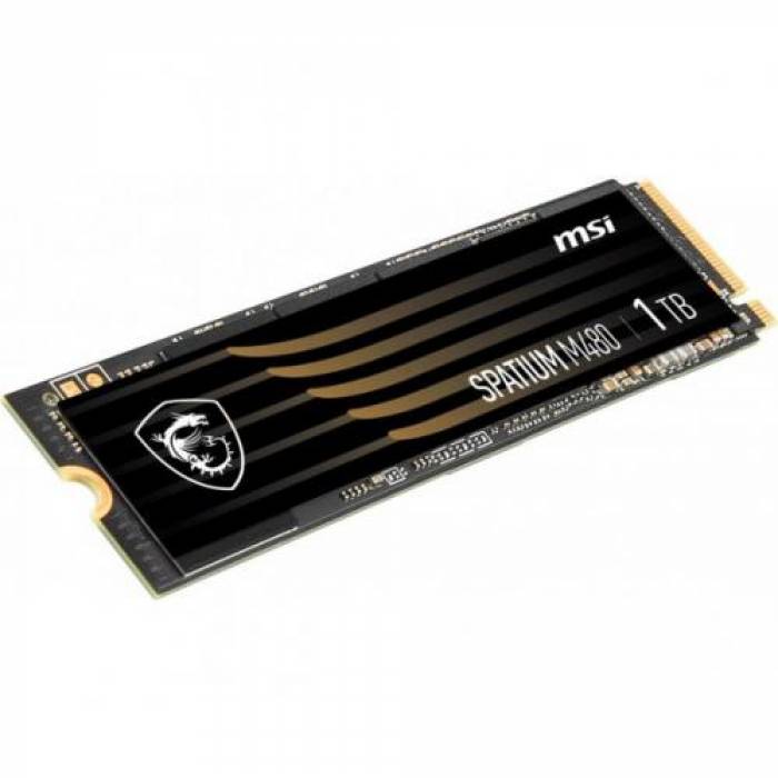 SSD MSI Spatium M480 1TB, PCI Express 4.0 x4, M.2