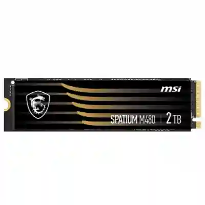 SSD MSI Spatium M480 2TB, PCI Express 4.0 x4, M.2