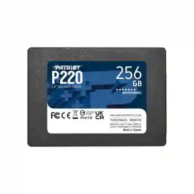 SSD Patriot P220 256GB, SATA3, 2.5inch